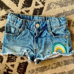 Denim Co. 3-4T Rainbow Shorts